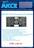 Bučovice Tools Sada závitníků, M 2-II M12-M20